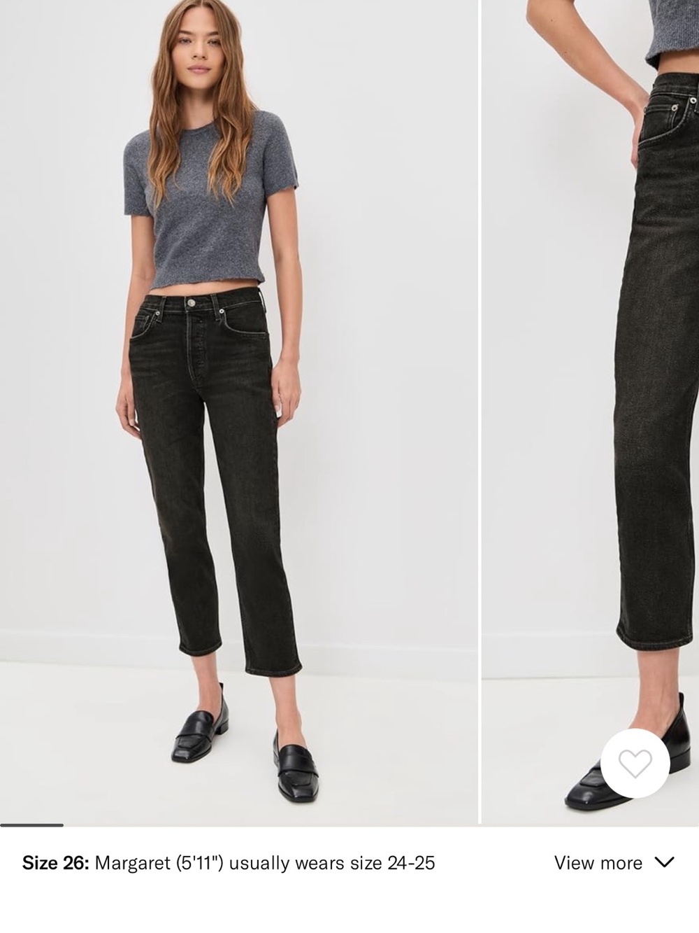 Agolde Black High-Rise Skinny Jeans